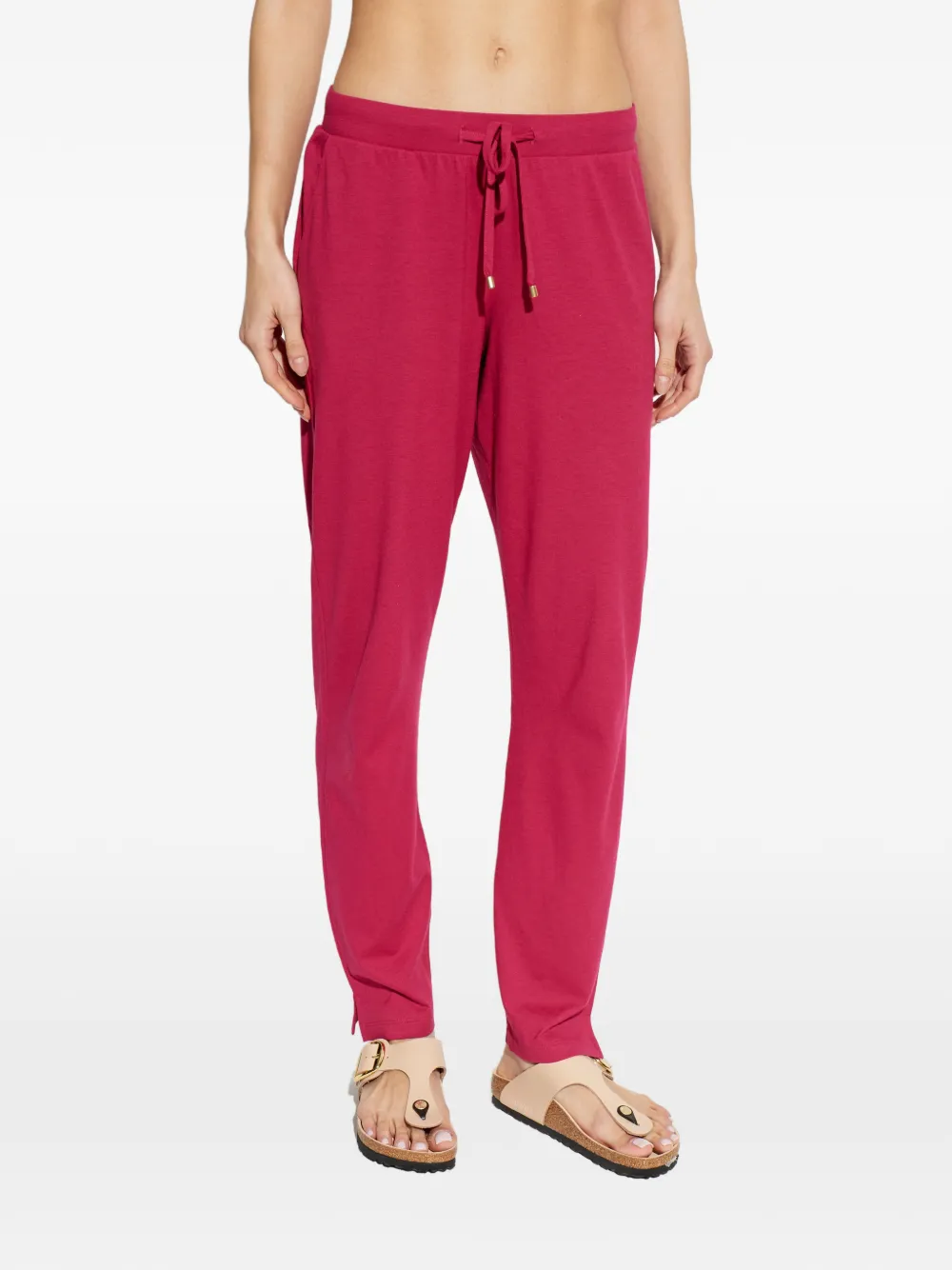  Hanro Drawstring-waist Track Pants - Pink 