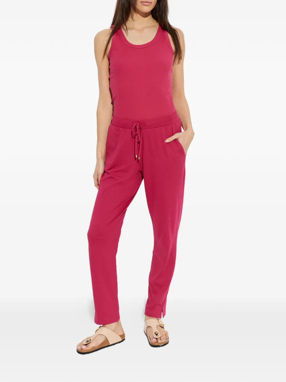  Hanro Drawstring-waist Track Pants - Pink 