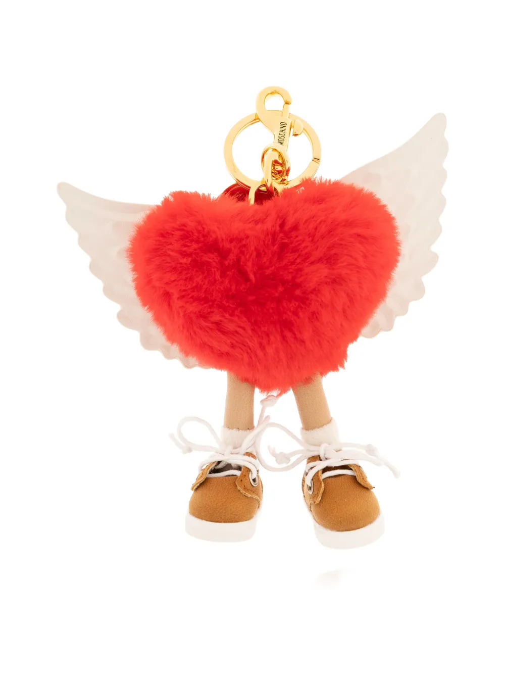 Moschino heart wings keyring - Rosso