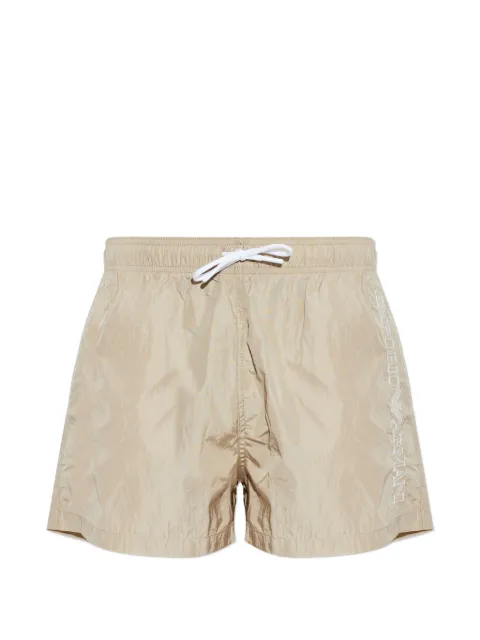 Emporio Armani shorts de playa con logo