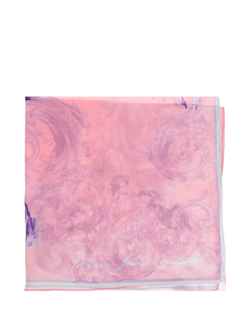 Versace Jeans Couture print scarf - Rosa
