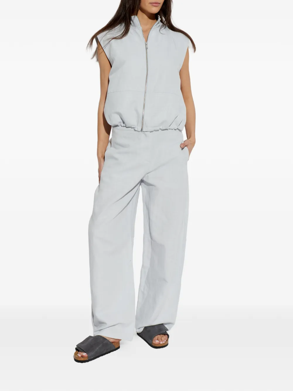 Solana VL overlap-strap sandals