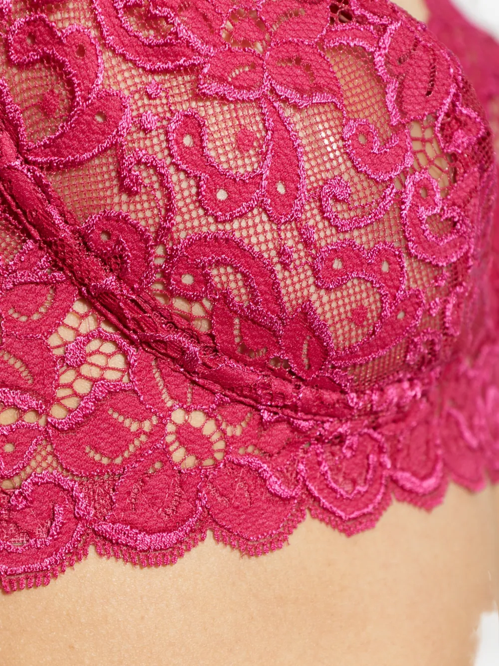  Hanro Soutien-gorge En Dentelle - Rose 