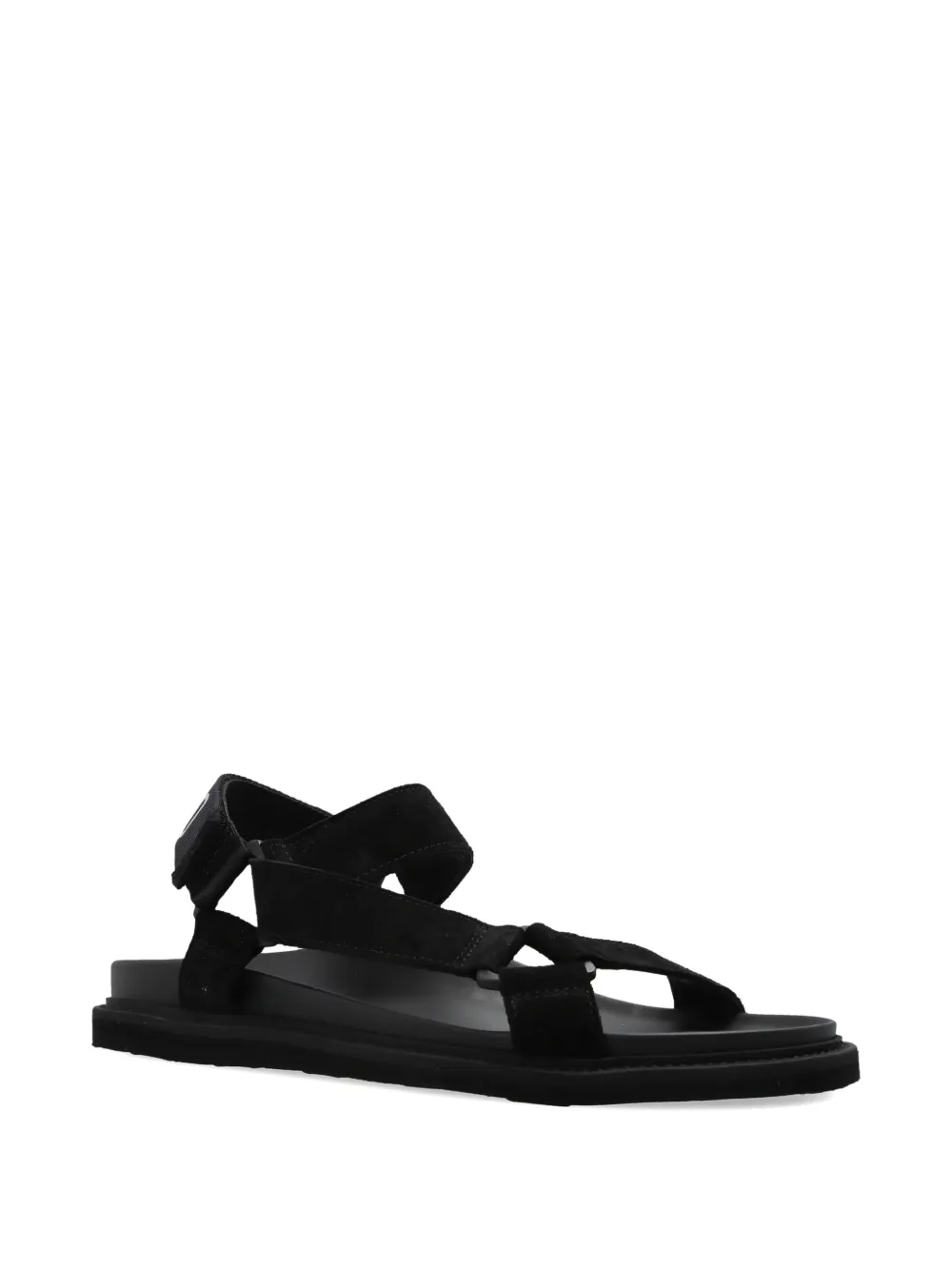 Moschino strap detail sandals Zwart