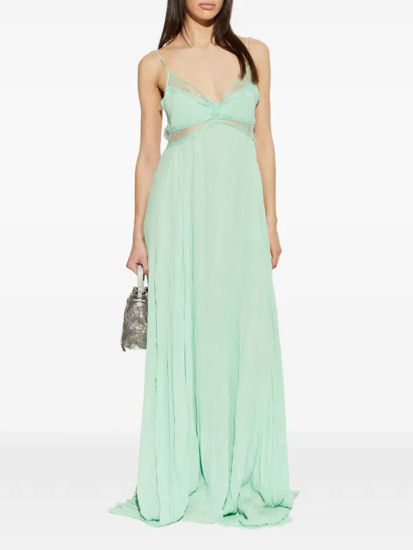 blumarine green dress Blumarine