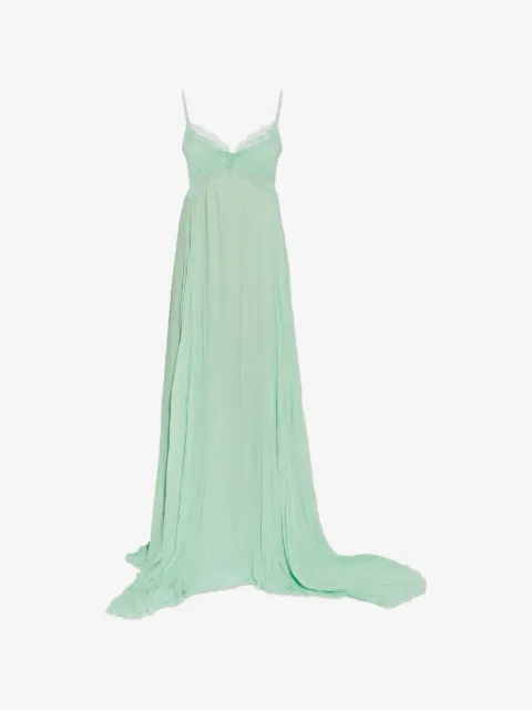 Blumarine lace-detail maxi dress