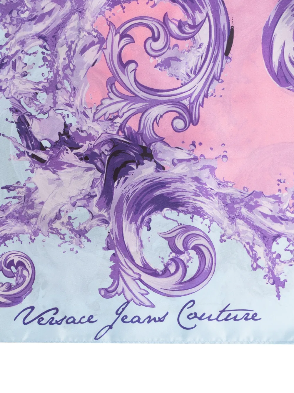  Versace Jeans Couture Fular Estampado - Azul 