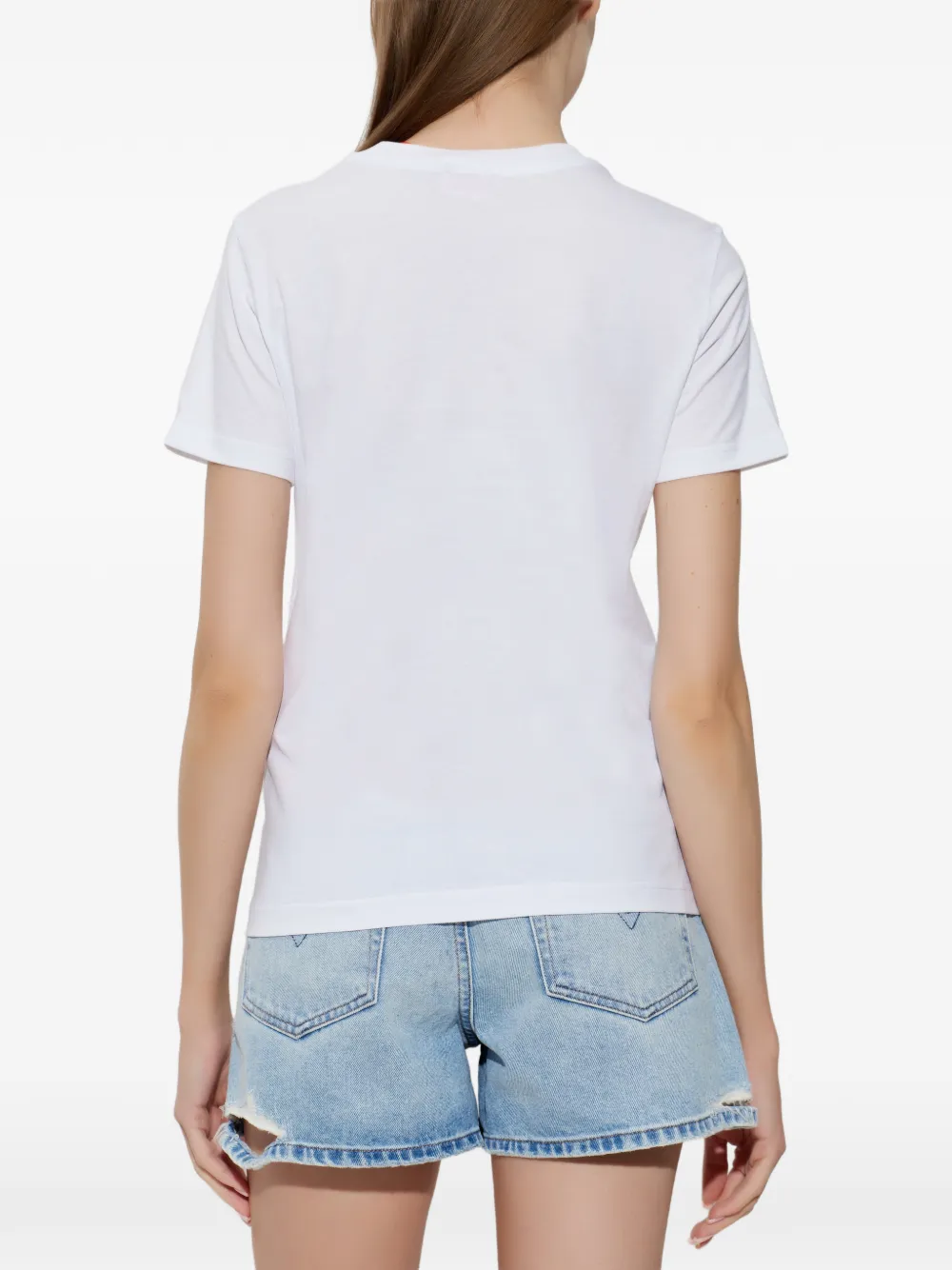 Diesel T-shirt met bloemenprint Wit