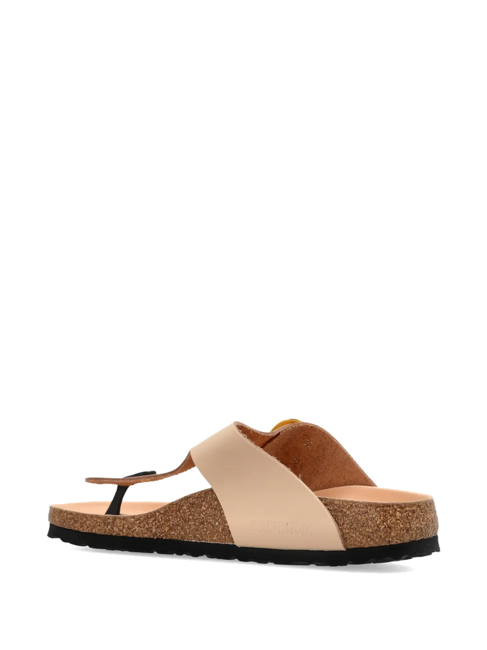 Birkenstock Gizeh sandalen met gesp Beige