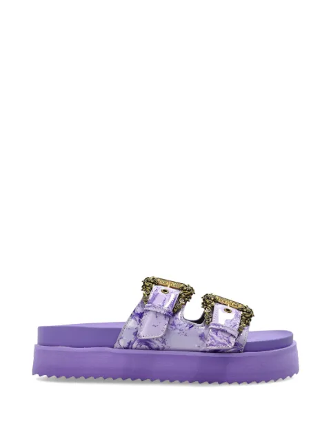 Versace Jeans Couture buckle-strap platform sandals