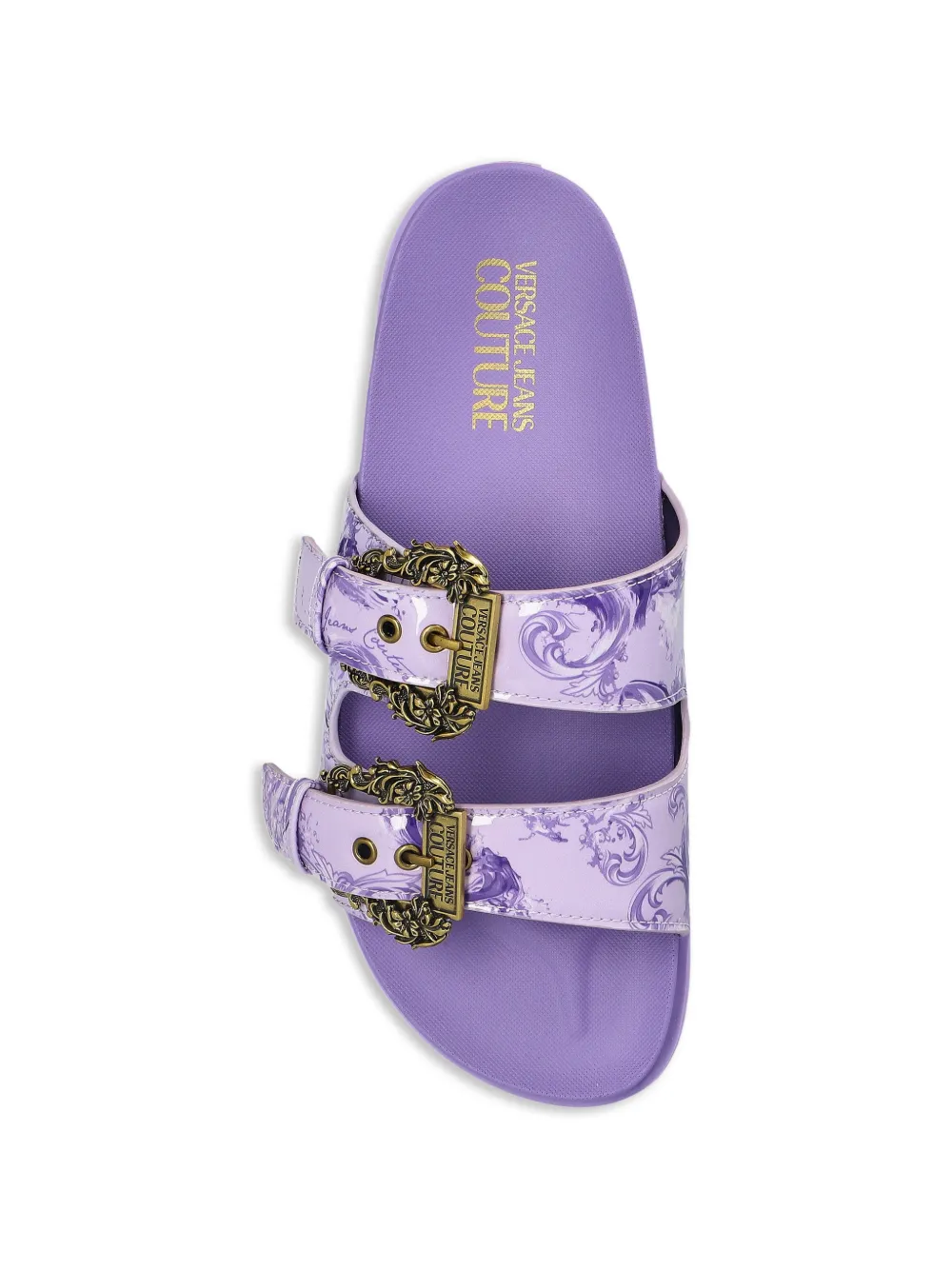 Buckle-Strap Platform Sandals