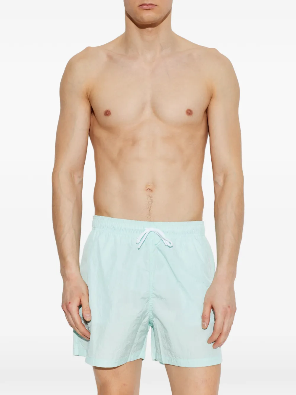 Emporio Armani Zwembroek met trekkoord Blauw