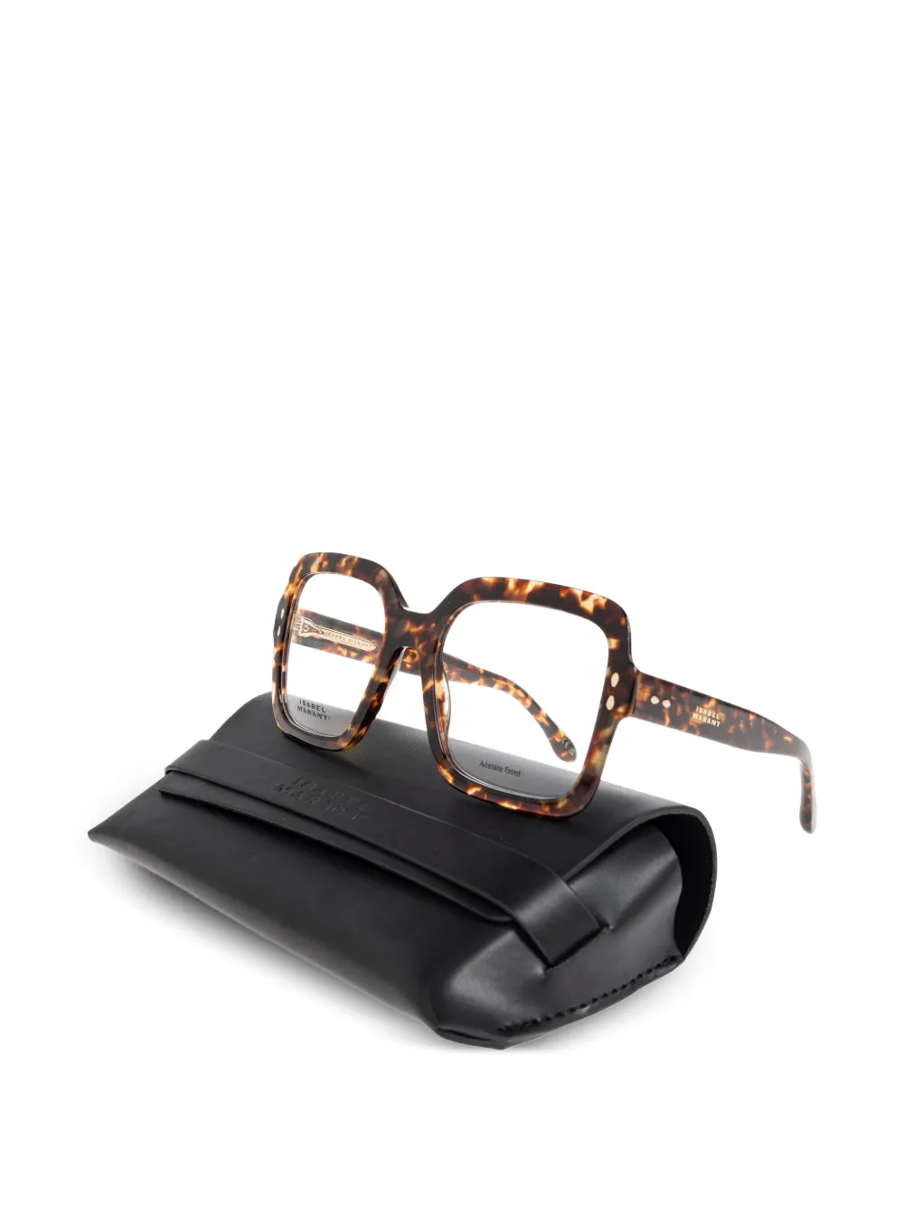 Isabel Marant Eyewear Bril met schildpadschild-design Bruin