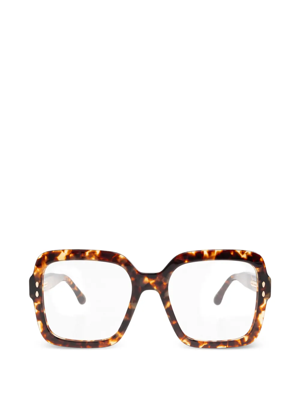 Isabel Marant Eyewear tortoiseshell-effect glasses - Braun