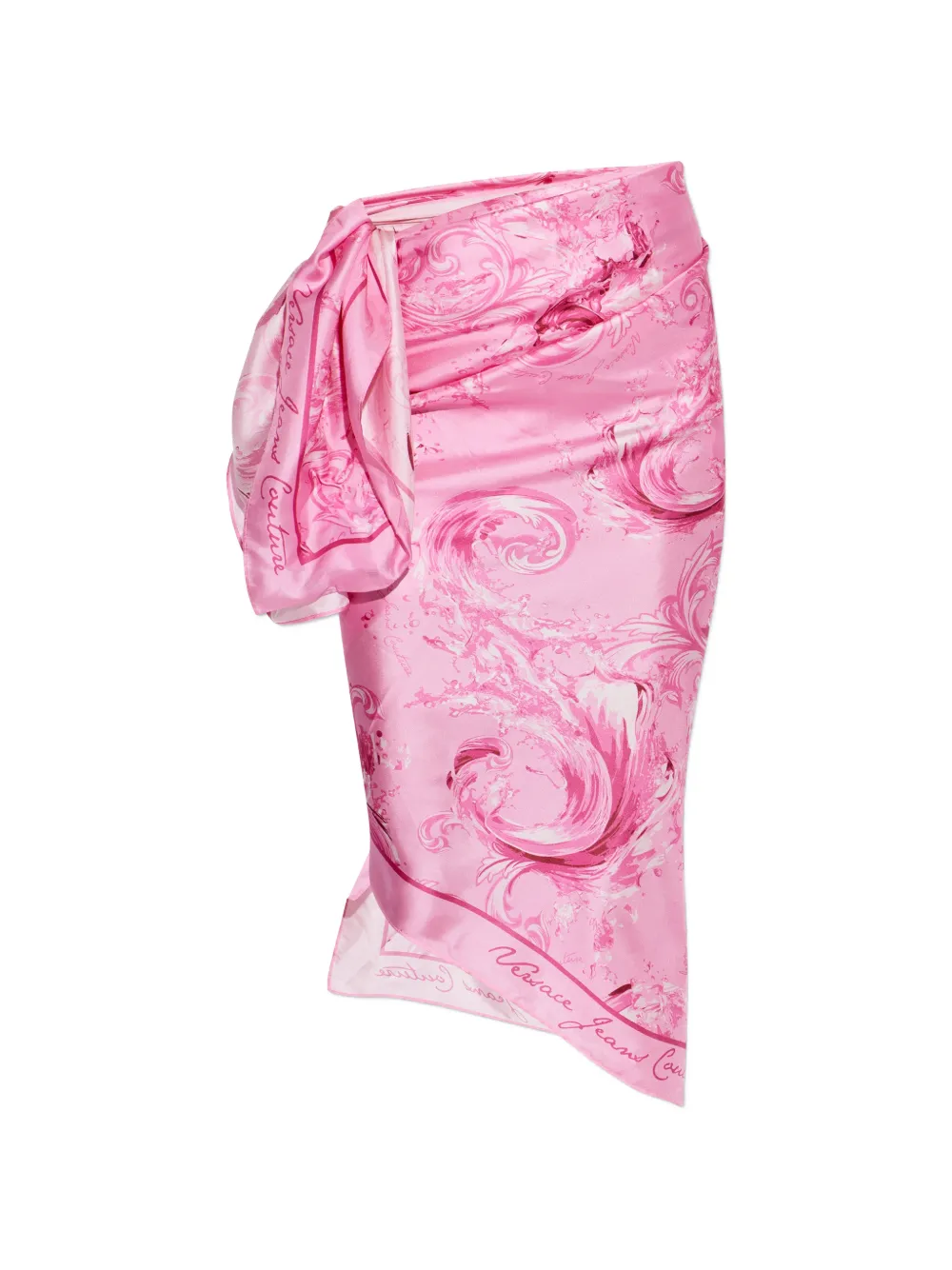 Versace Jeans Couture printed sarong - Rosa