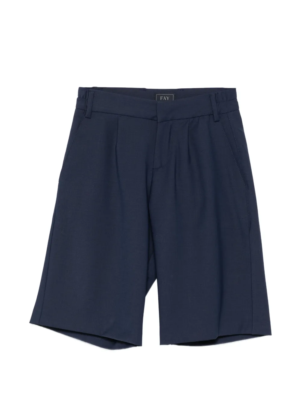 Fay Kids pleated shorts - Blu