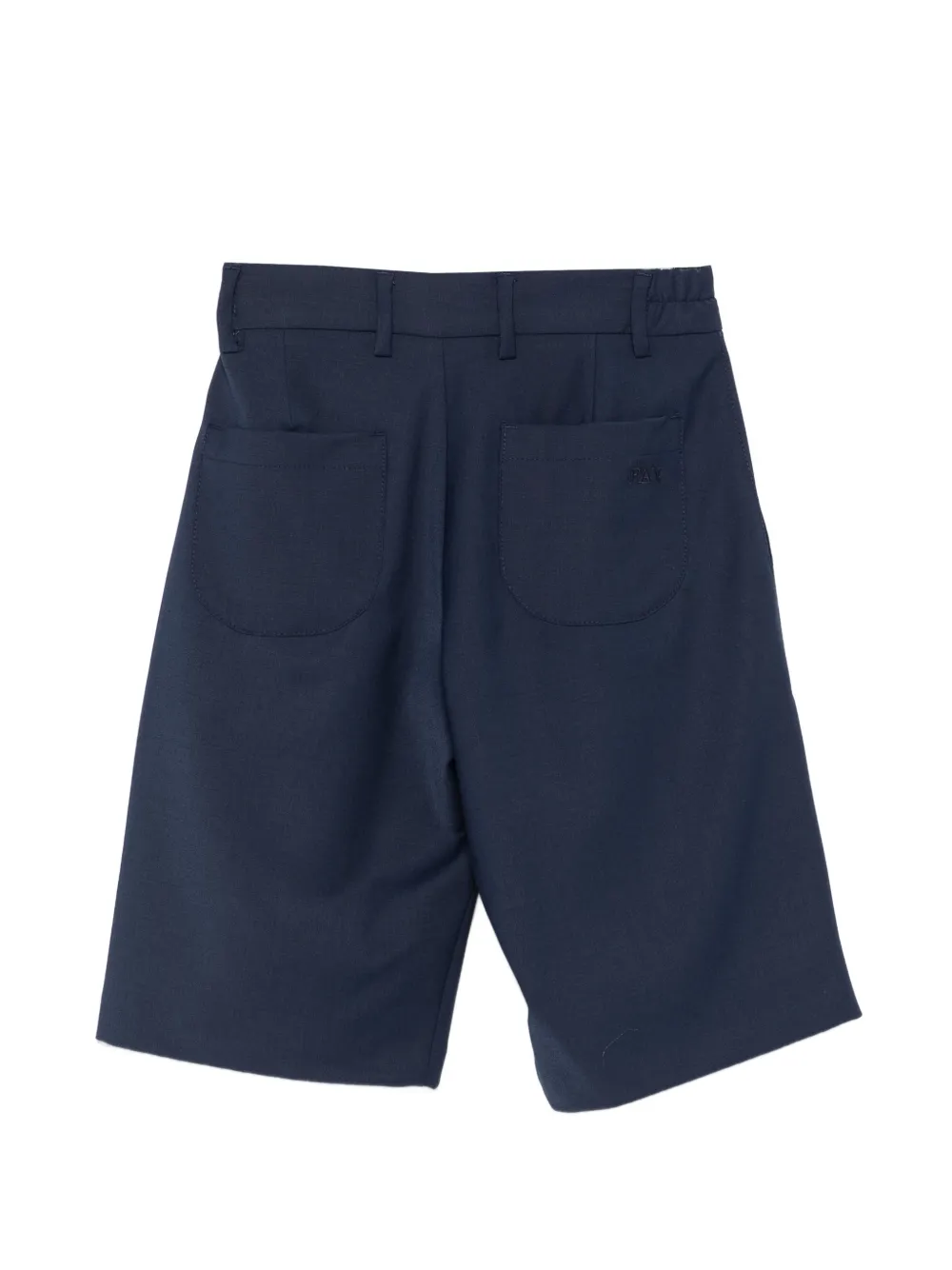  Fay Kids Pleated Shorts - Blue 