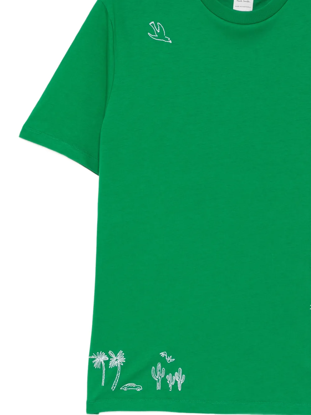 Paul Smith T-shirt met borduurwerk Groen