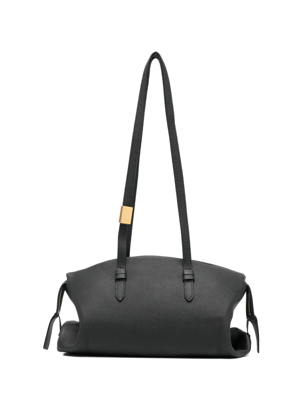 System top handle shoulder bag - Nero