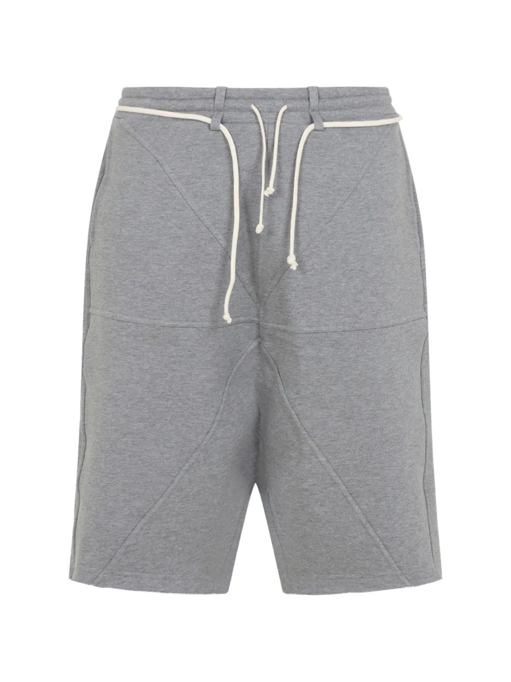 MORDECAI drawstring panelled shorts - Grigio