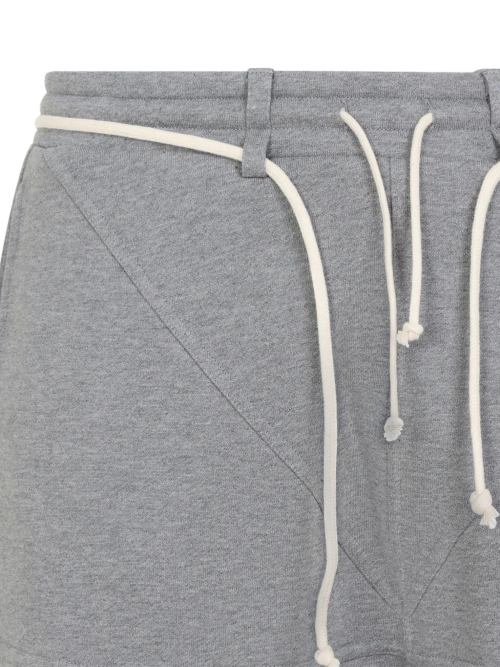  Mordecai Drawstring Panelled Shorts - Grey 