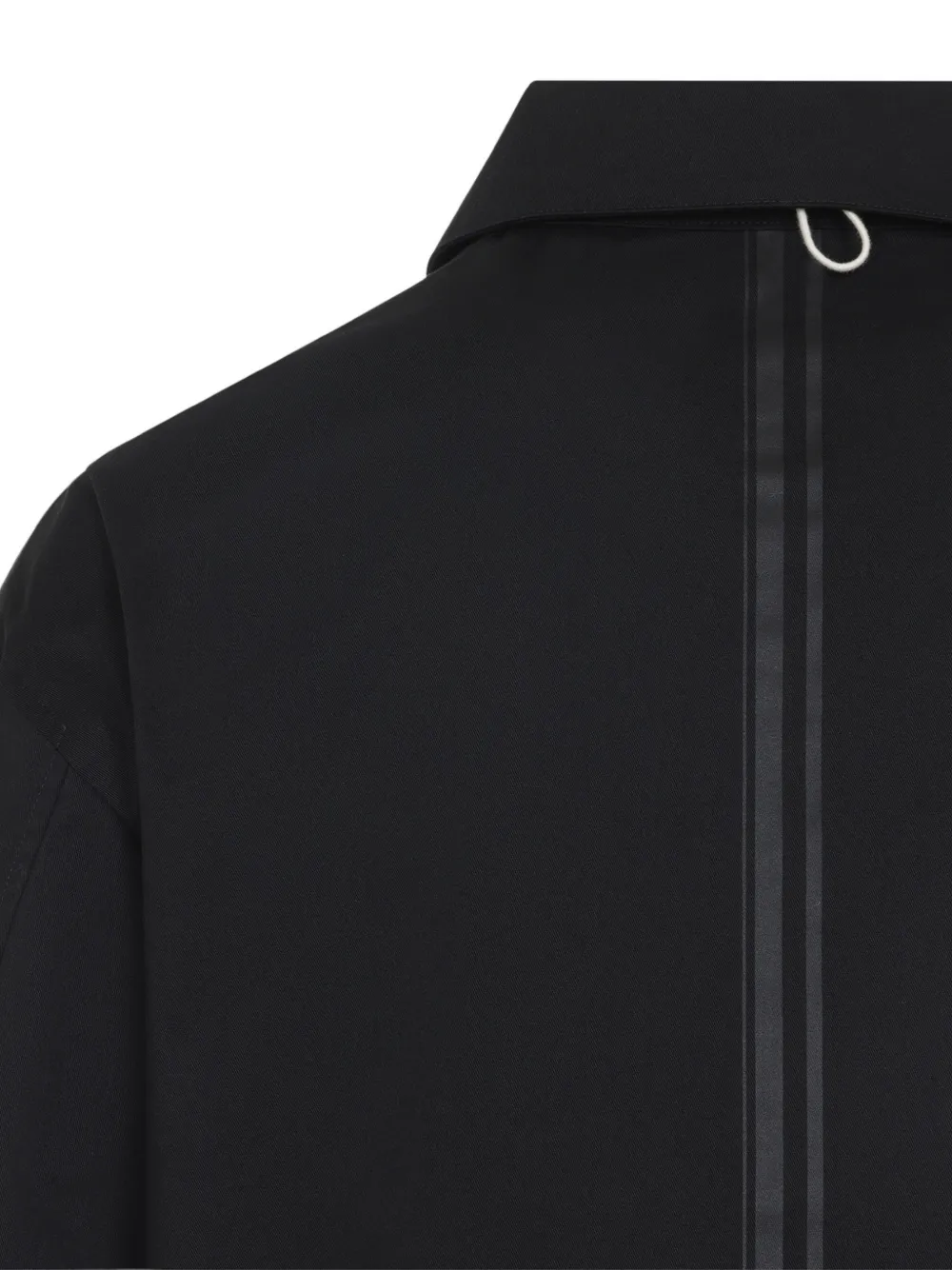 MORDECAI Jack met rits en gestrikt detail Zwart