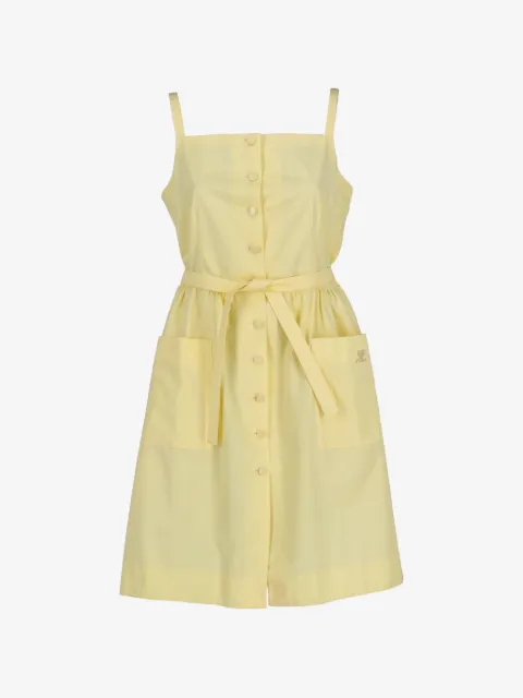 Courrèges Pre-Owned robe d'été boutonnée