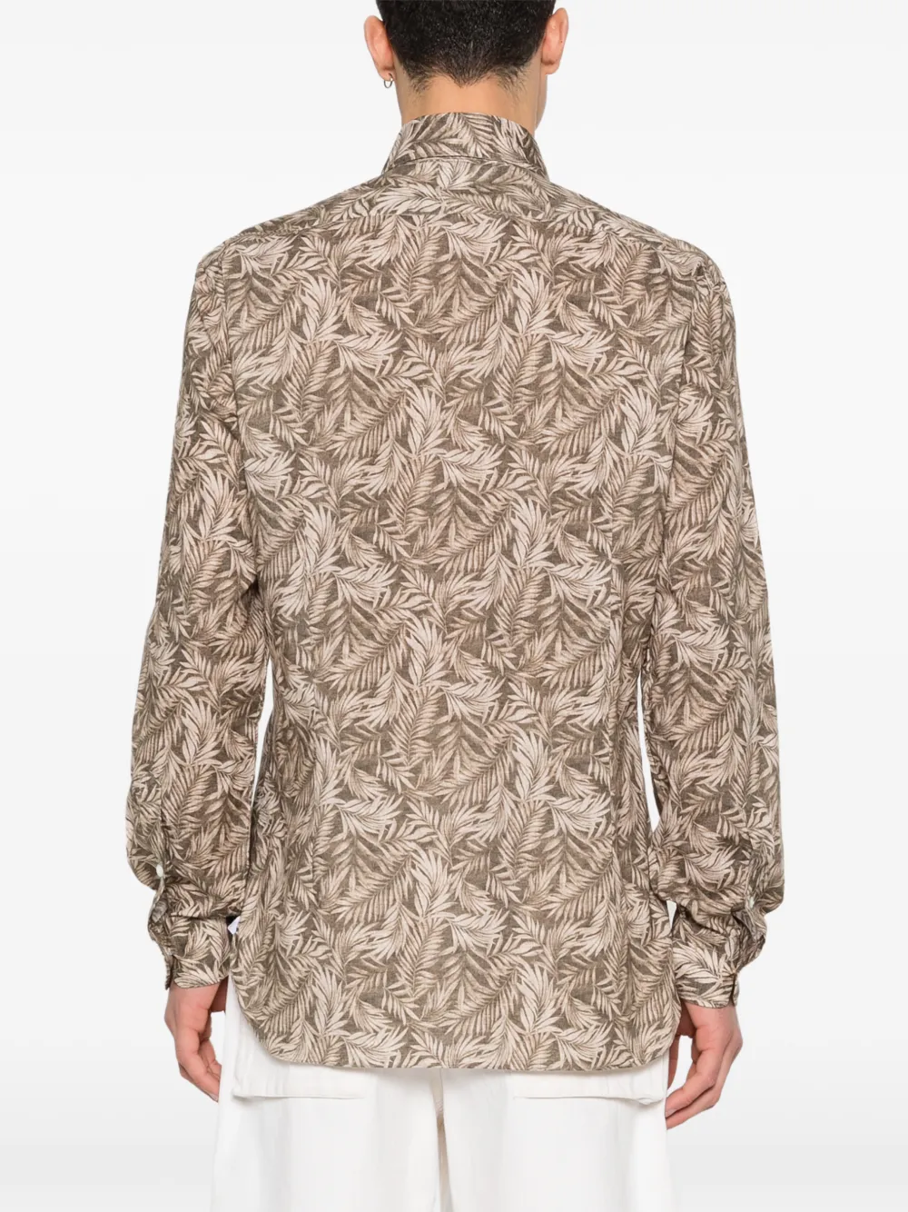 Leaf-Print Shirt