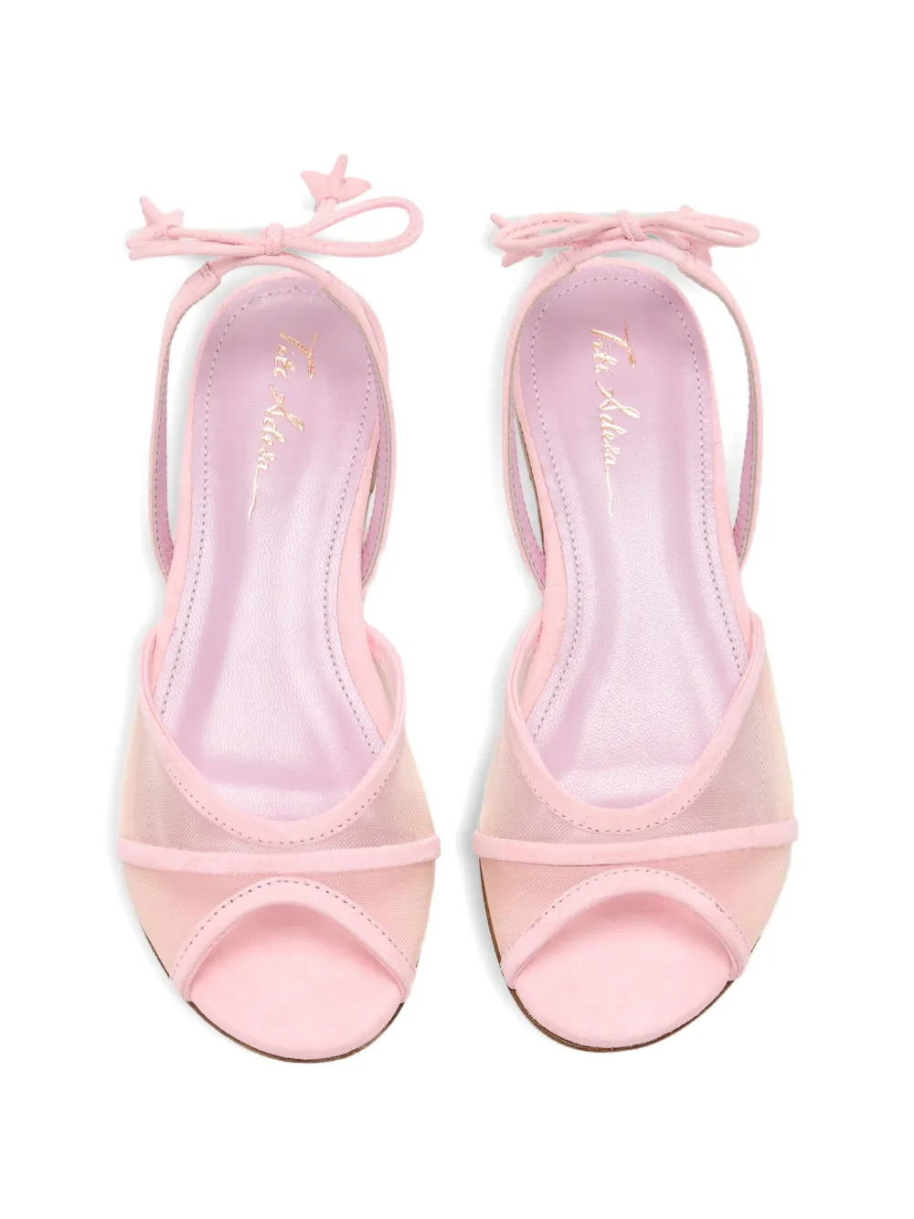TITI ADESA Sandalen verfraaid met strik Roze
