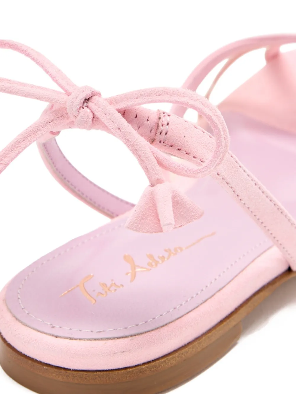 TITI ADESA Sandalen verfraaid met strik Roze