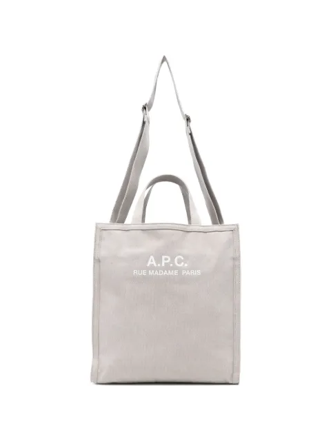 A.P.C. logo-print tote bag
