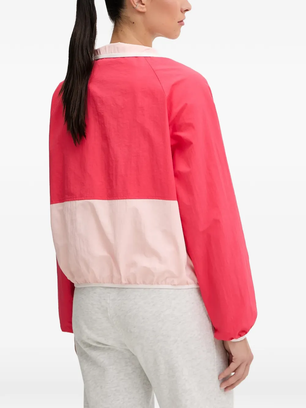 P.E Nation Jack met colourblocking en logo-print Roze