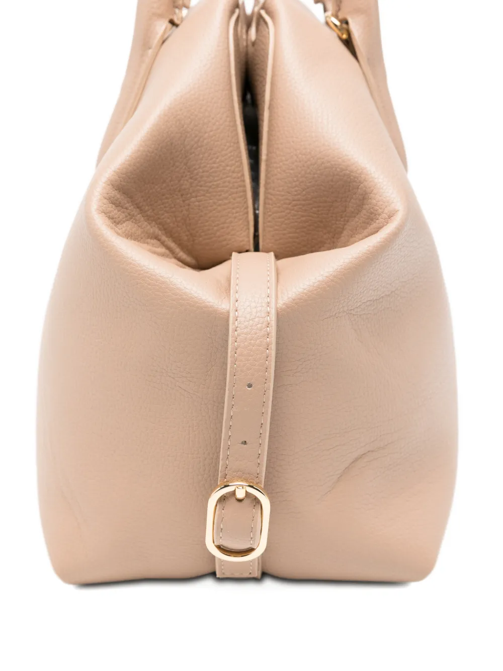 Themoirè Medium Tallia Trank shopper met handvat Beige