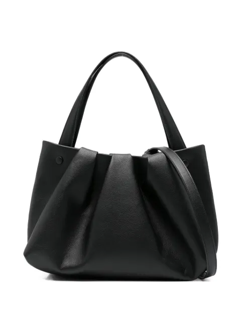 Themoirè pleated tote bag