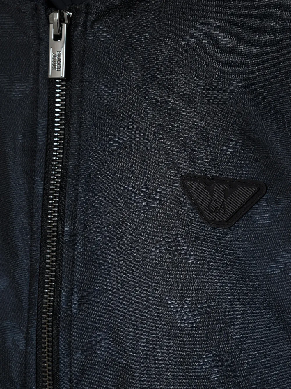 Eagle-Pattern Bomber Jacket