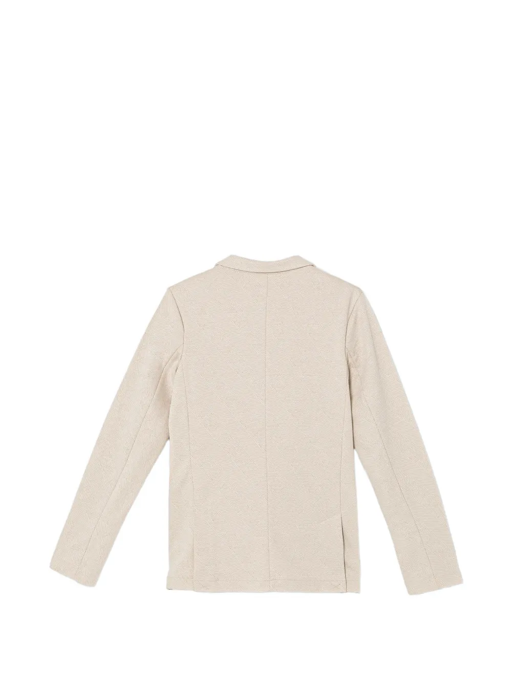 Emporio Armani Kids Blazer met knopen en textuur Beige