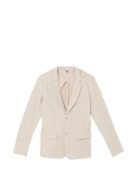 Emporio Armani button textured blazer