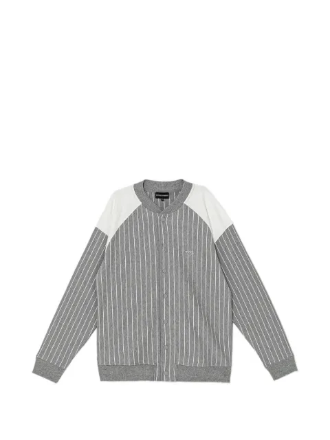 Emporio Armani stripe-pattern cardigan