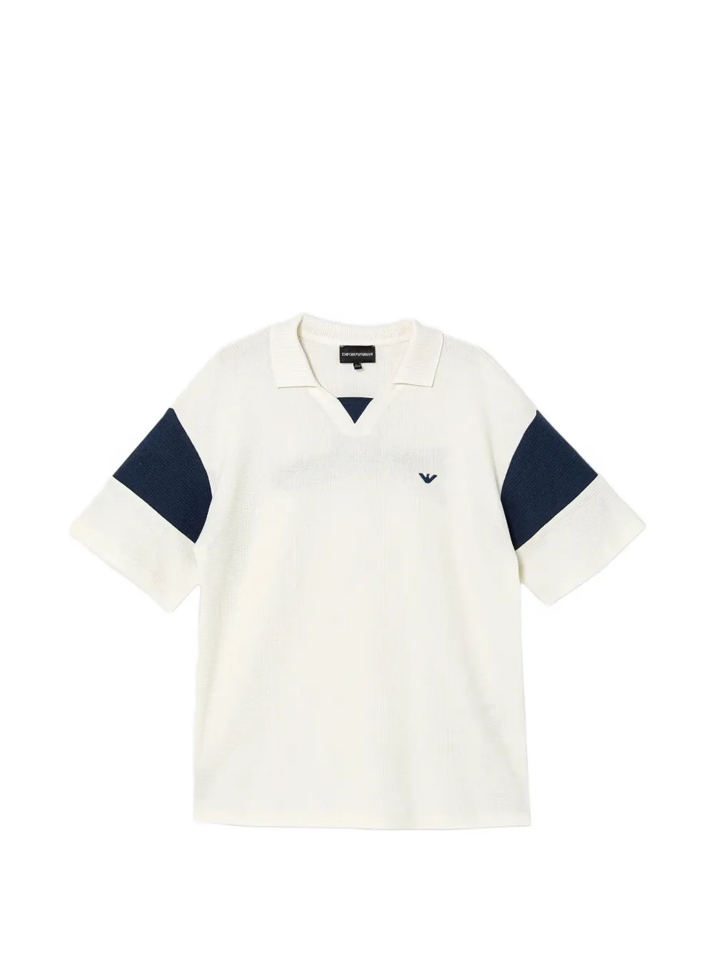 Emporio Armani back-logo T-shirt - Toni neutri