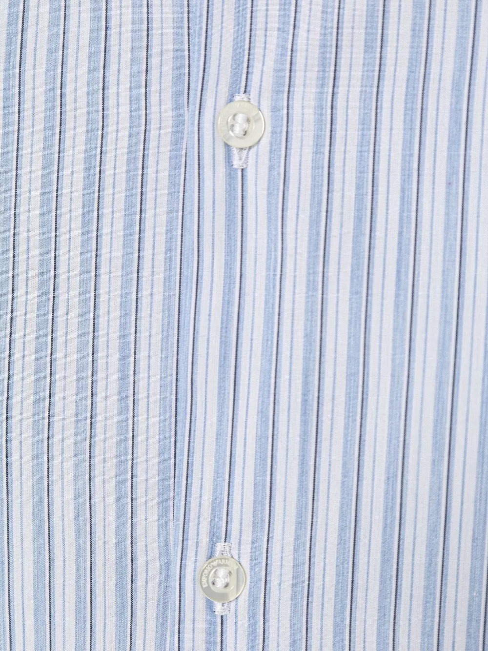 Emporio Armani Kids Gestreept shirt Wit