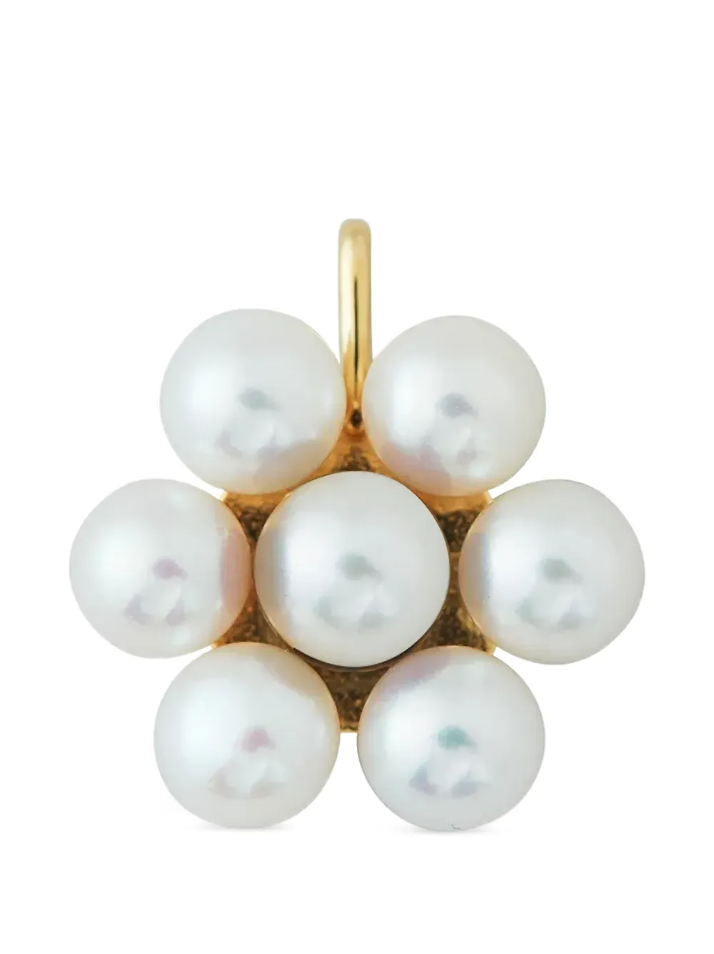 Design letters MyFlower pearl-embellished flower pendant - Oro