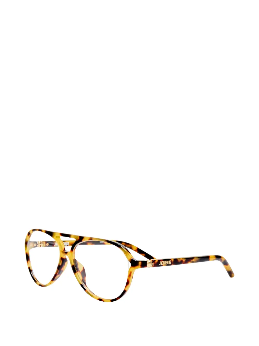  Jacquemus Round Frame Glasses - Brown 