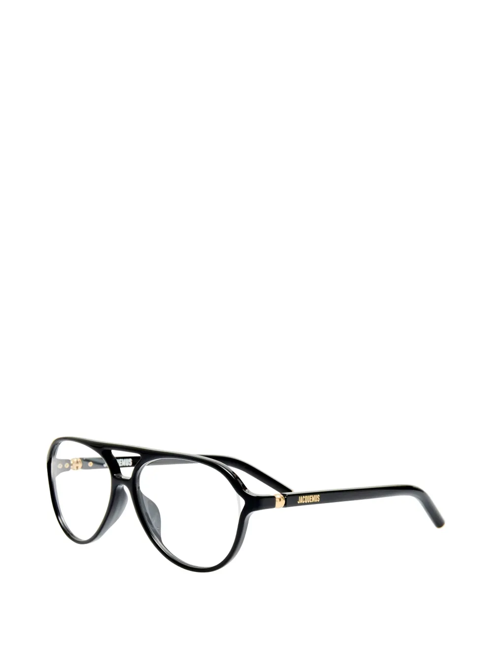  Jacquemus Pilot Frame Sunglasses - Black 