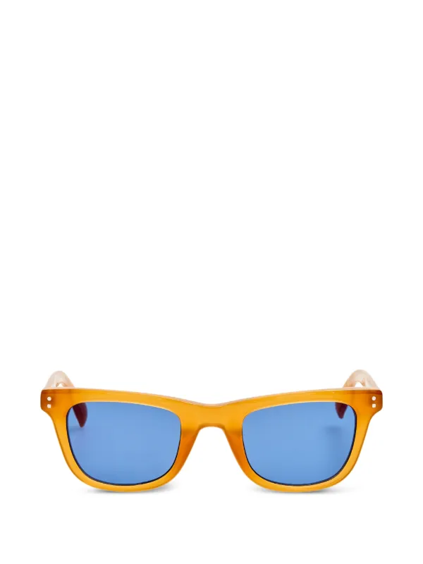 Jacquemus Square Frame Sunglasses in Orange
