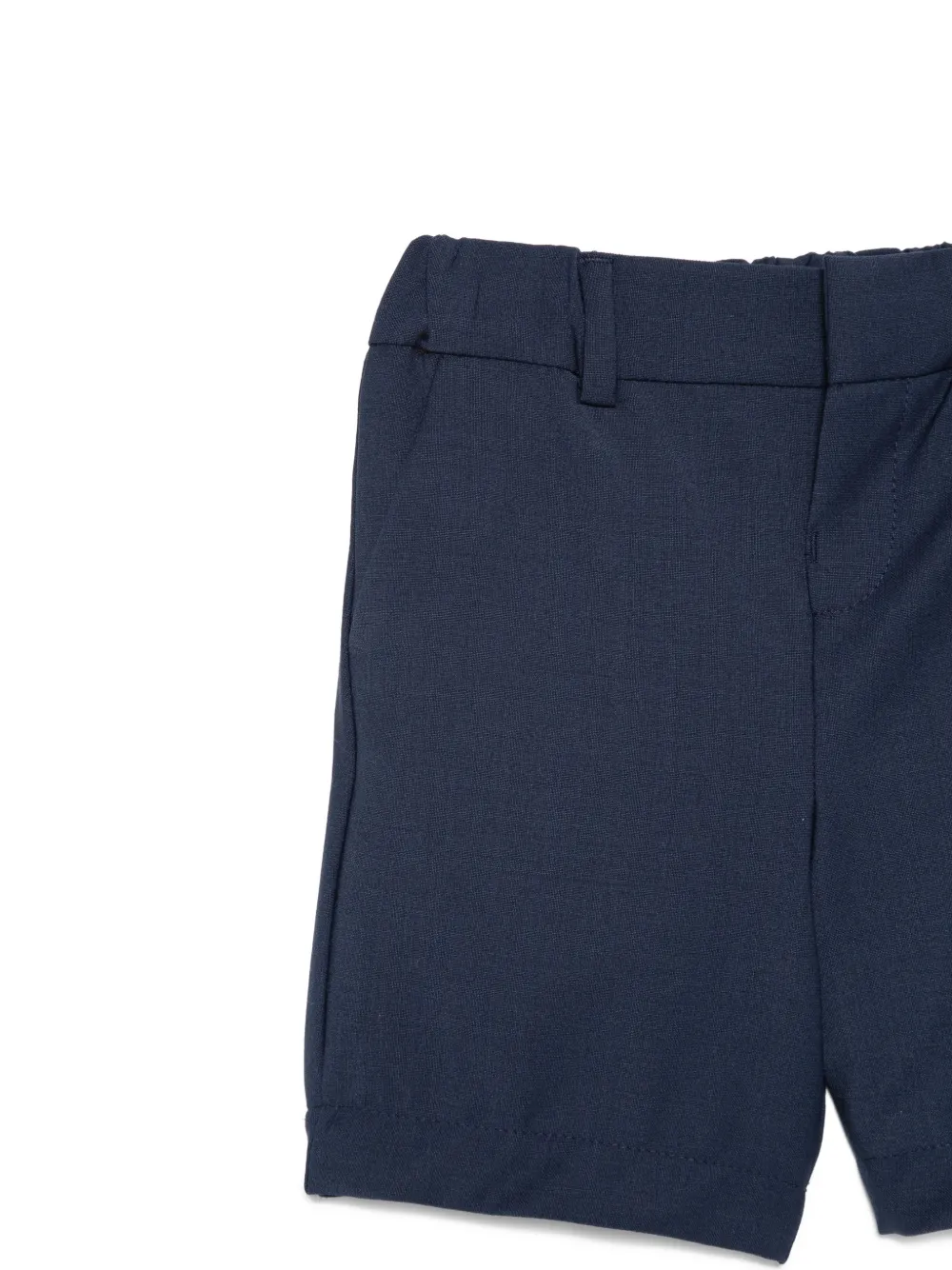  Fay Kids Elasticated Tailored Shorts - Blue 