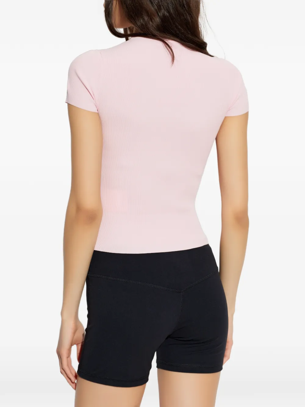 Alexander Wang Gebreid T-shirt met logo Roze