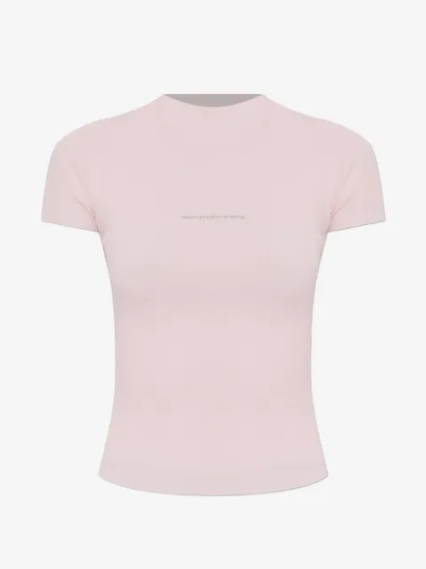 Alexander Wang Knit Logo Baby Tee