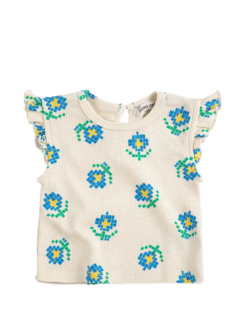 Bobo Choses floral-print T-shirt - Bianco