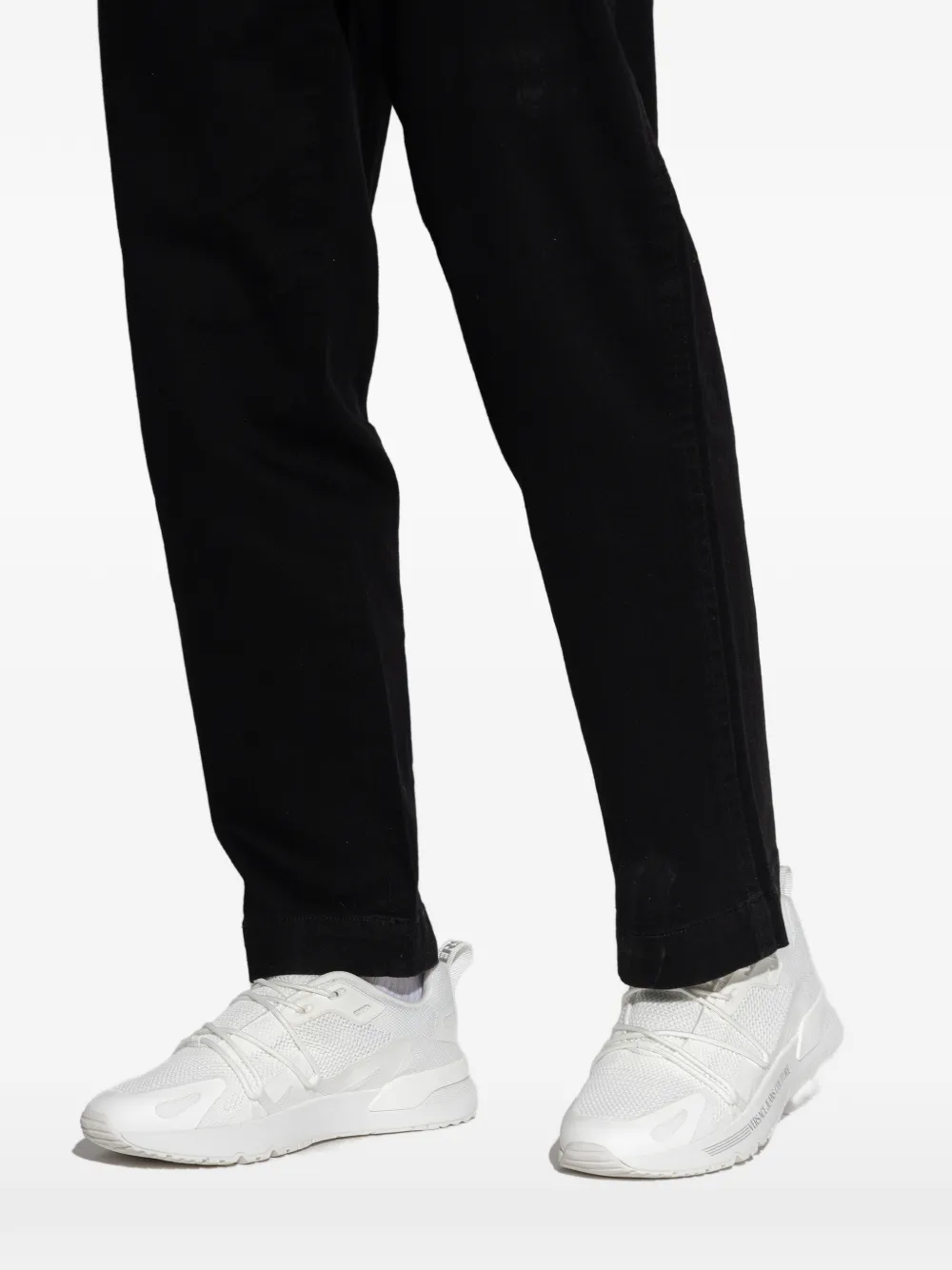 Versace Jeans Couture Dynamic laced sneakers Wit