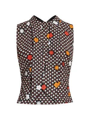 MM6 Maison Margiela Mesh Top | Black | FARFETCH RO